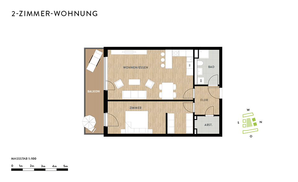 Geschmackvolle 2-Zimmer-Wohnung in Dresden